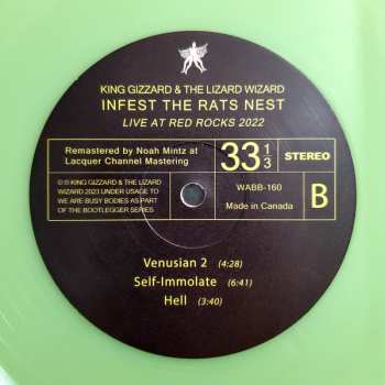 LP King Gizzard And The Lizard Wizard: Infest The Rats Nest (Live At Red Rocks 2022) CLR