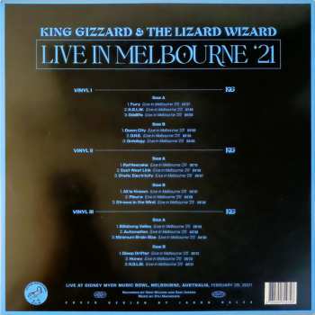 3LP King Gizzard And The Lizard Wizard: Live In Melbourne '21 LTD | CLR