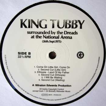LP King Tubby: Surrounded By The Dreads At The National Arena 26th. September 1975