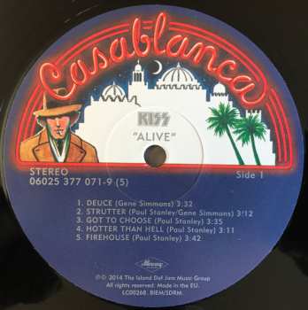 2LP Kiss: Alive!
