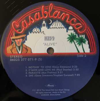 2LP Kiss: Alive!