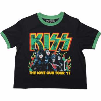 Merch Kiss: Dámske Crop Top St Paddy's Ringer