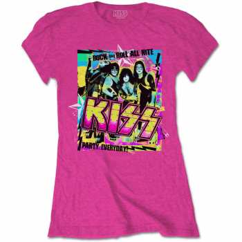 Merch Kiss: Dámske Tričko Party Every Day 