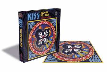 Merch Kiss: Puzzle Rock And Roll Over (500 Dielikov)