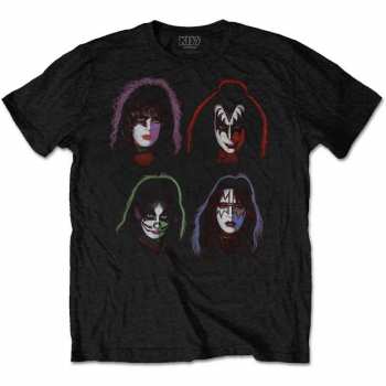 Merch Kiss: Tričko Faces 