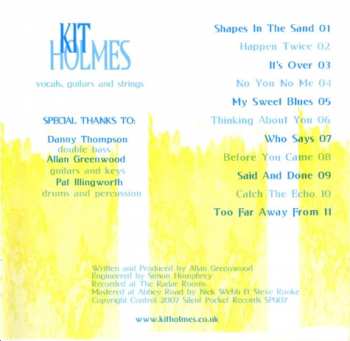 CD Kit Holmes: Catch The Echo