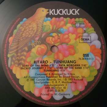 LP Kitaro: Tunhuang