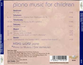 CD Klara Wurtz: Piano Music For Children (Kinderszenen · Children's Corner · Für Elise · Rondo Alla Turca)