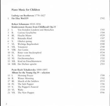 CD Klara Wurtz: Piano Music For Children (Kinderszenen · Children's Corner · Für Elise · Rondo Alla Turca)