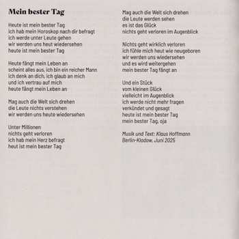 CD Klaus Hoffmann: Ich Bin