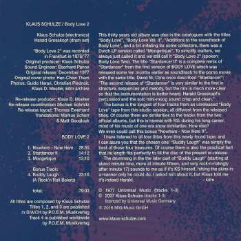CD Klaus Schulze: Body Love Vol. 2