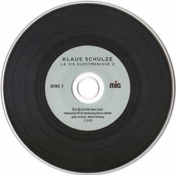 3CD Klaus Schulze: La Vie Electronique 2 DIGI