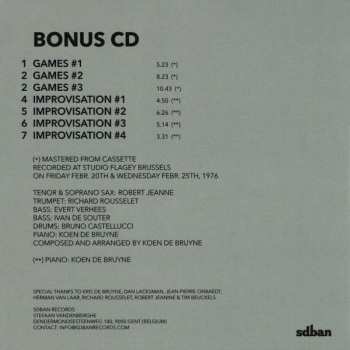 2CD Koen De Bruyne: Here Comes The Crazy Man!