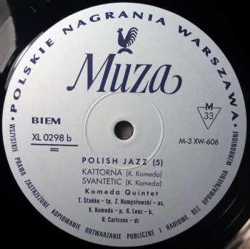 LP Komeda Quintet: Astigmatic
