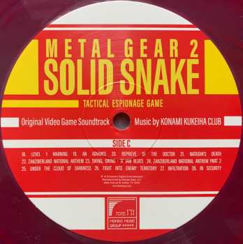 2LP Konami Kukeiha Club: Metal Gear 2: Solid Snake LTD | CLR