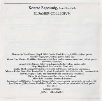 CD Konrad Ragossnig: Terpischore - Tanzmusik Der Renaissance Und Des Frühbarock