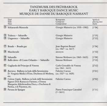 CD Konrad Ragossnig: Terpischore - Tanzmusik Der Renaissance Und Des Frühbarock