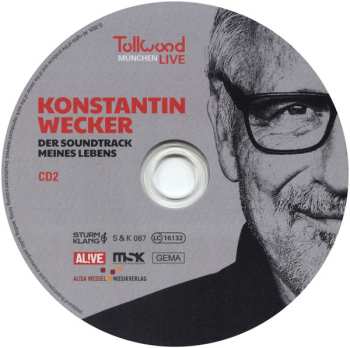 2CD Konstantin Wecker: Der Soundtrack Meines Lebens