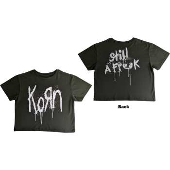 Merch Korn: Korn Ladies Crop Top: Still A Freak (back Print) (small) S