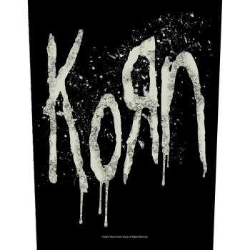 Merch Korn: Nášivka na chrbát Splatter Logo Korn