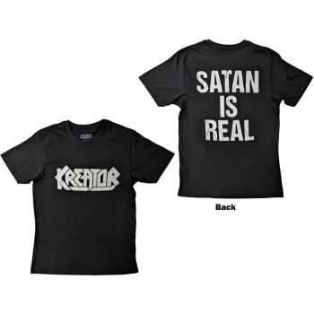 Merch Kreator: Kreator Unisex T-shirt: Satan Is Real (back Print) (small) S