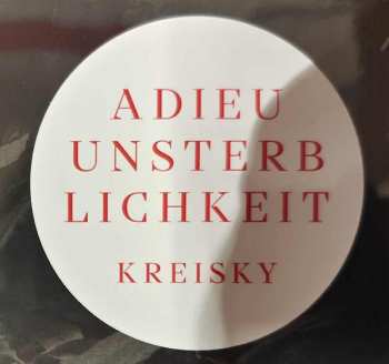 LP Kreisky: Adieu Unsterblichkeit