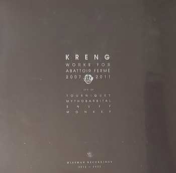 4LP/Box Set Kreng: Works For Abattoir Fermé 2007 - 2011 LTD