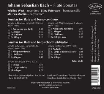 CD Johann Sebastian Bach: Flute Sonatas