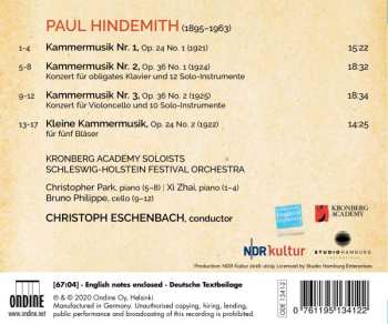 CD Paul Hindemith: Kammermusik Vol. I