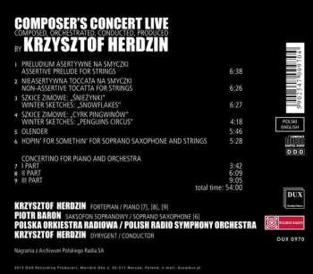 CD Krzysztof Herdzin: Composer's Concert Live