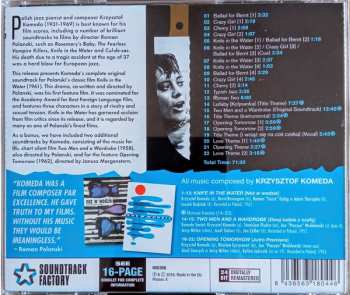 CD Krzysztof Komeda: Knife In The Water (Original Motion Picture Soundtrack)