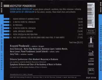 CD Krzysztof Penderecki: Seven Gates Of Jerusalem