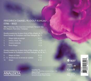 CD Daniel Friedrich Rudolph Kuhlau: Grandes Sonates Opus 71 & 83