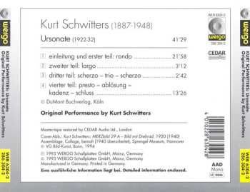 CD Kurt Schwitters: Ursonate