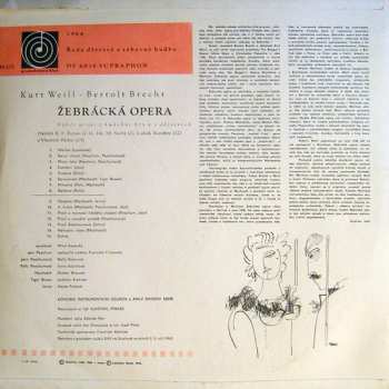LP Kurt Weill: Žebrácká Opera (Výběr Písní Z Hudební Hry O 3 Dějstvích)