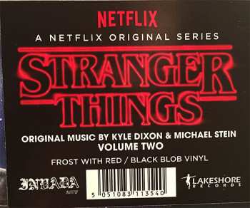 2LP Kyle Dixon: Stranger Things - Volume Two (A Netflix Original Series) CLR