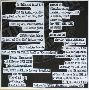 LP/CD La Mafia Del Baile: El Loco Ritmo y Blues de la Mafia Del Baile