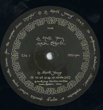 LP La Monte Young: 31 VII 69 10:26 - 10:49 PM / 23 VIII 64 2:50:45 - 3:11 AM The Volga Delta 