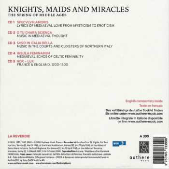 5CD/Box Set La Reverdie: Knights, Maids And Miracles: The Spring Of Middle Ages
