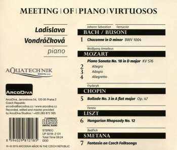 CD Ladislava Vondráčková: Meeting Of Piano Virtuosos