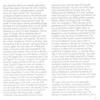 CD The London Symphony Orchestra: Symphonie Espagnole / Poème / Tzigane