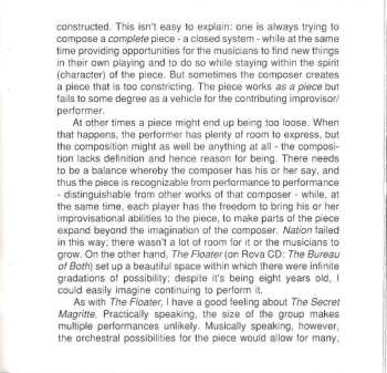 CD Larry Ochs: The Secret Magritte