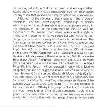 CD Larry Ochs: The Secret Magritte