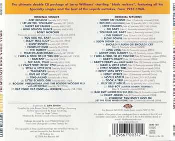 2CD Larry Williams: At His Finest: The Specialty Rock 'N' Roll Years