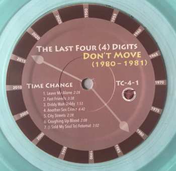 LP/CD Last Four Digits: Don't Move LTD | CLR