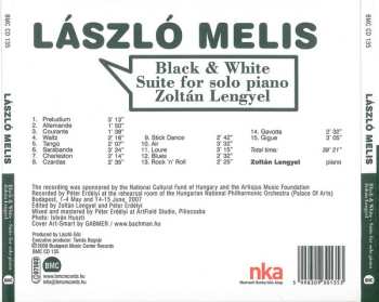 CD László Melis: Black & White - Suite For Solo Piano