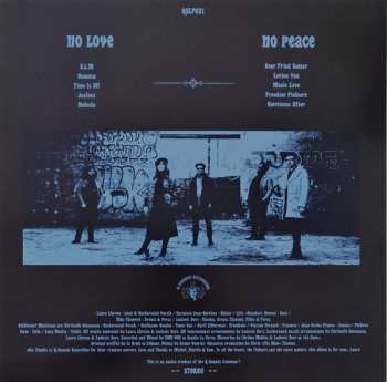 LP Laura Llorens and The Shadows Of Love: No Love No Peace