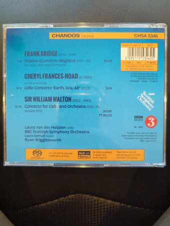 SACD Laura Van Der & Heijden: Bridge/Walton/Frances-Hoad: Cello Concertos