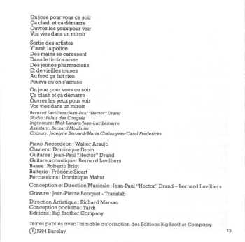 CD Bernard Lavilliers: Tout Est Permis, Rien N'est Possible