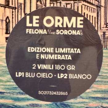 2LP Le Orme: Felona E/And Sorona (2016) CLR | LTD | NUM